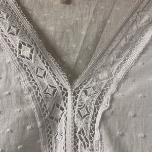 Mazik white boho shirt